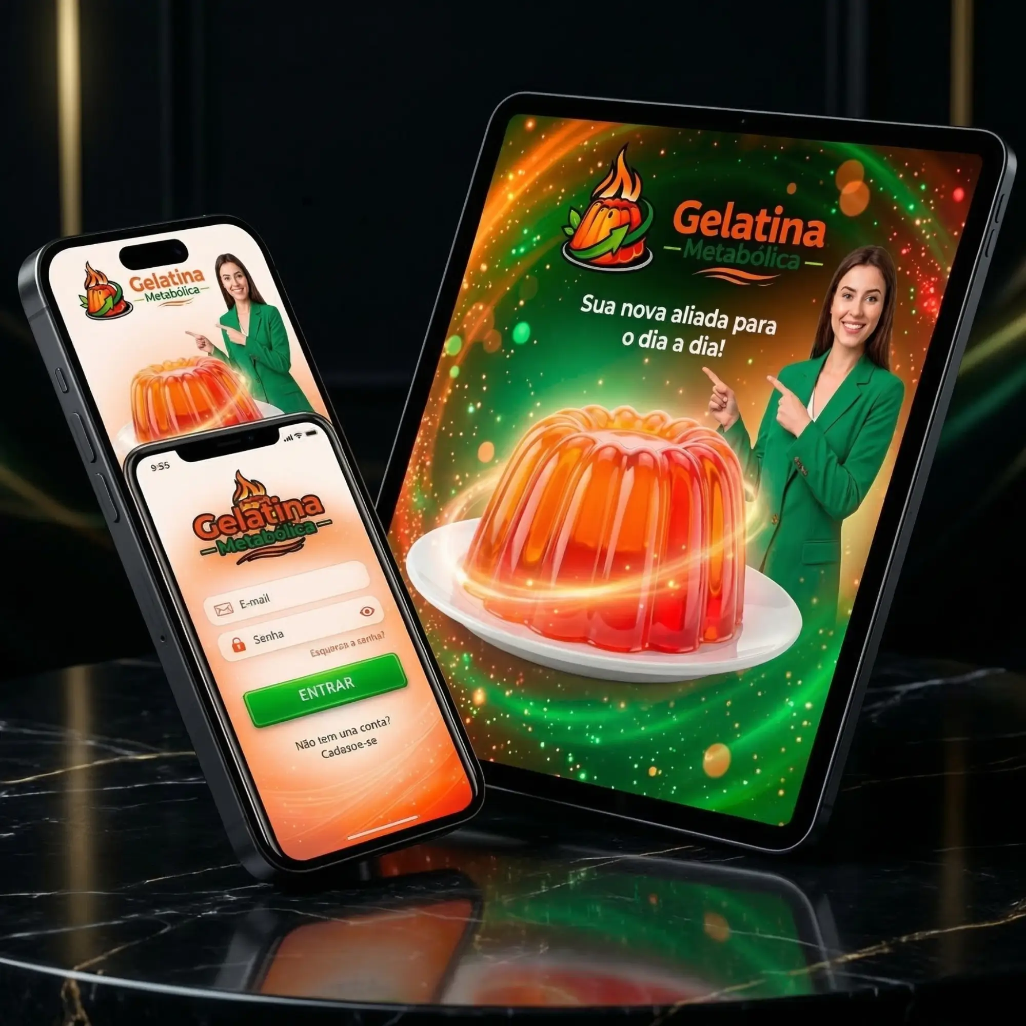 Gelatina Metabólica Mockup